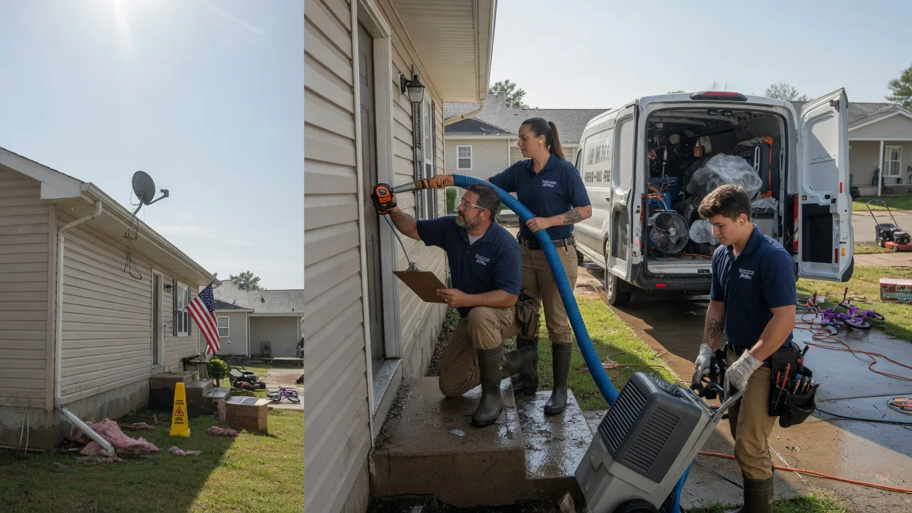 Ceiling Water Damage Restoration in Edgar Springs, MO near me